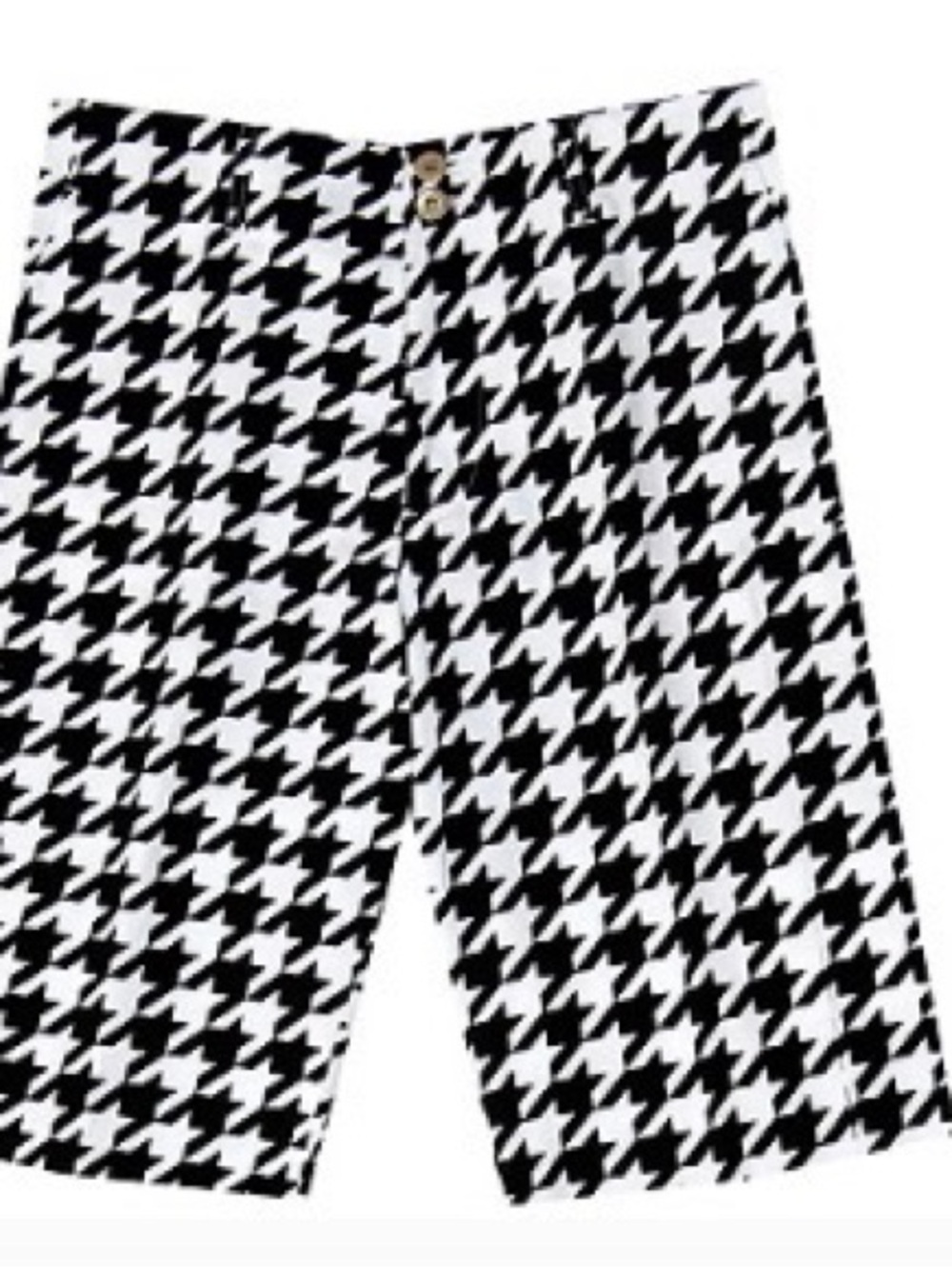 Loudmouth Golf Ladies Bermuda- Oakmont Houndstooth